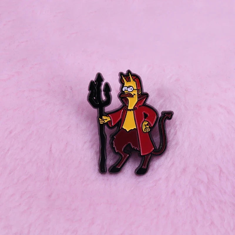 Ned Devil Pin Cartoon Collection