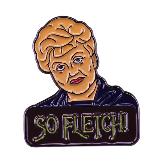 MURDER SHE WROTE 'Fletch' Enamel Pin