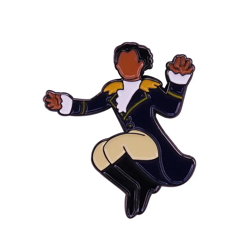 Hamilton Enamel Pins Collection: Alexander, Lafayette, Schuyler Sisters