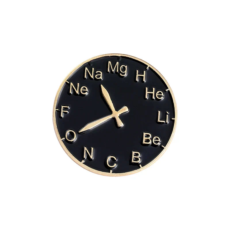 Science Enamel Pin Math Pi Brooches Backpack Accessories Gifts for Students Teachers