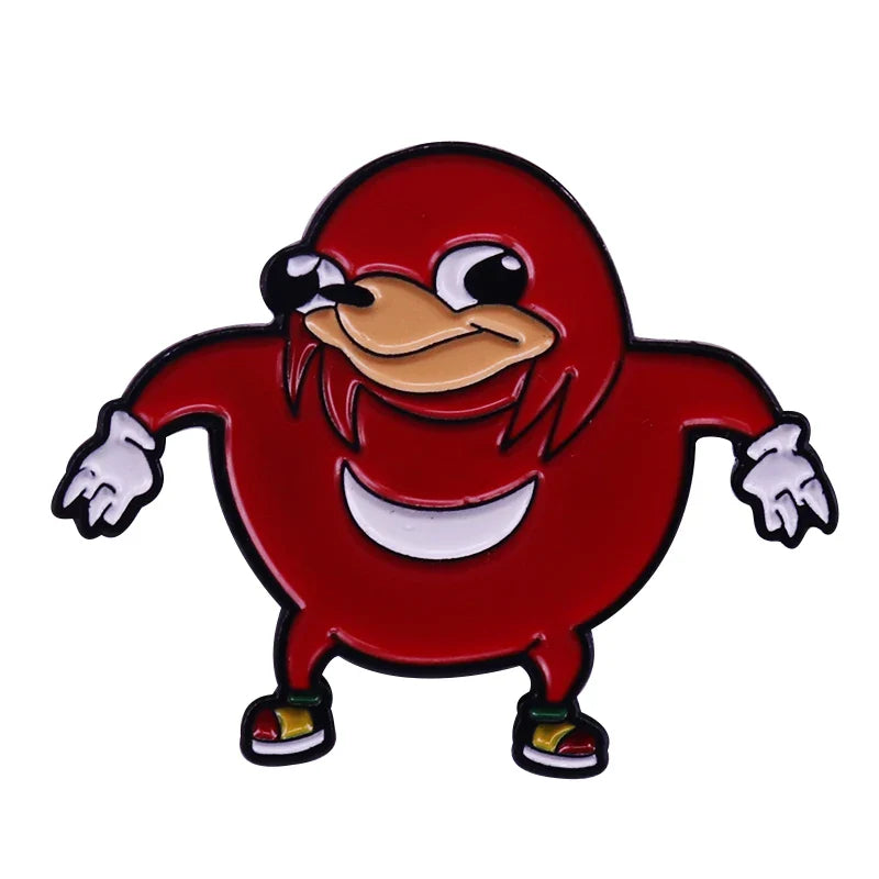 Ugandan Knuckles Do You Know Da Wae Meme Badge Gamer Accessory