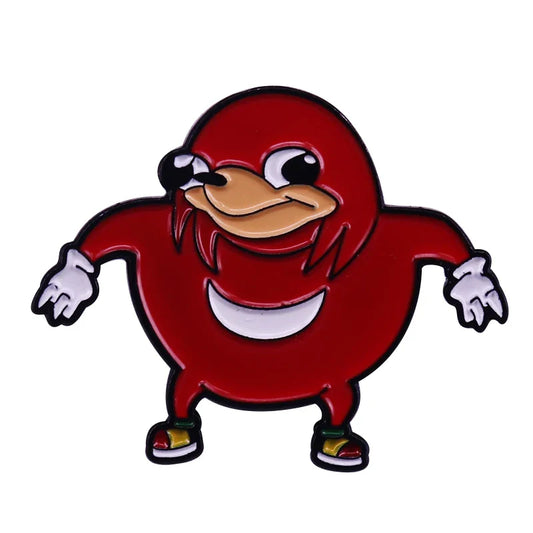 Ugandan Knuckles Do You Know Da Wae Meme Badge Gamer Accessory
