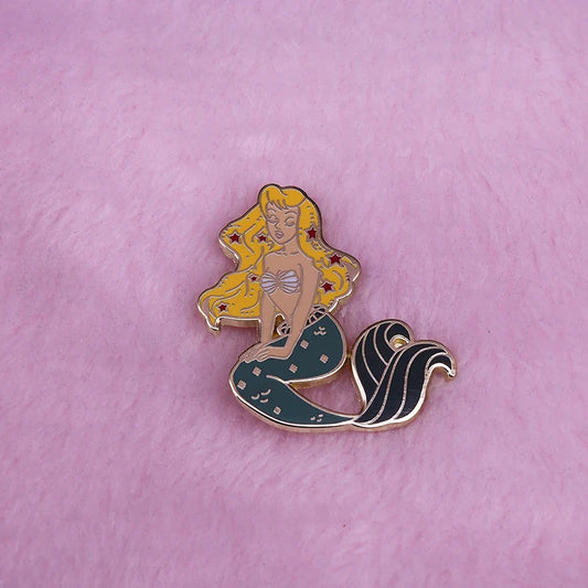 Mermaid Brooch Female Empowerment Elegant