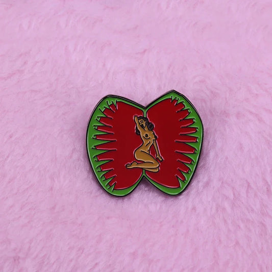 Venus Flytrap Feminist Lapel Pin Decor