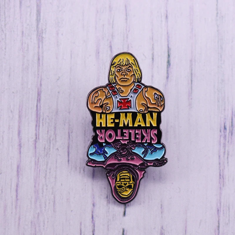 He-Man Skeletor Enamel Pin Badge