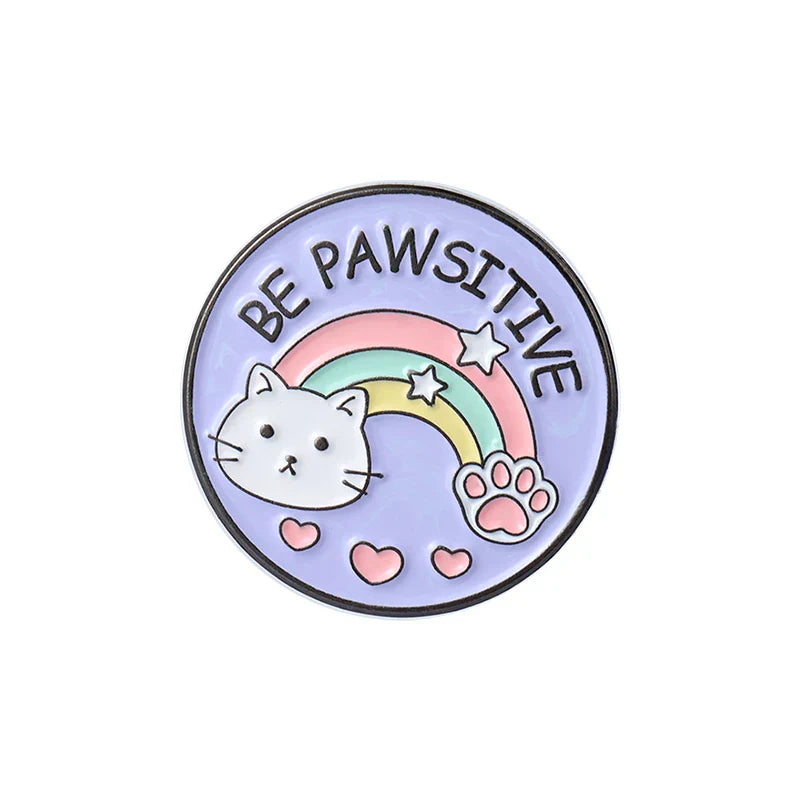 Cat Dog Enamel Pins Kawaii Brooches Backpack Badges Gifts for Pet Lovers Custom Jewelry
