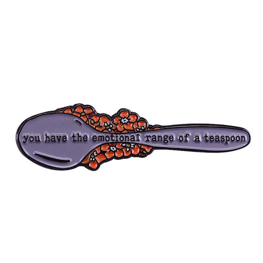 Emotional Range Teaspoon Pin - Inspired by Iconic Wizarding Burn