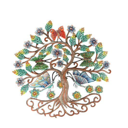 Butterflies and Flowers Tree of Life