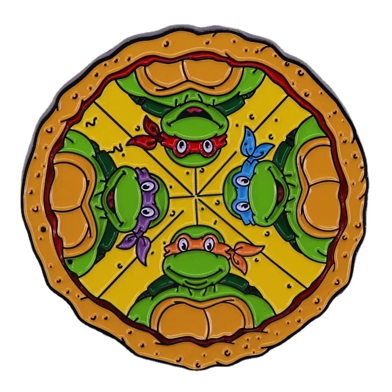 Cartoon Turtle Enamel Pin Anime Brooch Jewelry Gift
