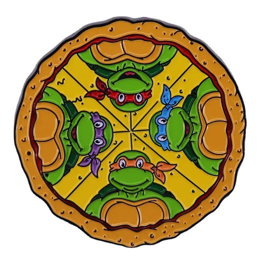 Cartoon Turtle Enamel Pin Anime Brooch Jewelry Gift