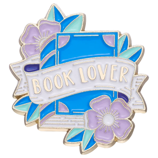 Book Lover Enamel Pin Brooch Flower Kids Jewelry Backpack Hat Lapel Accessories Wholesale