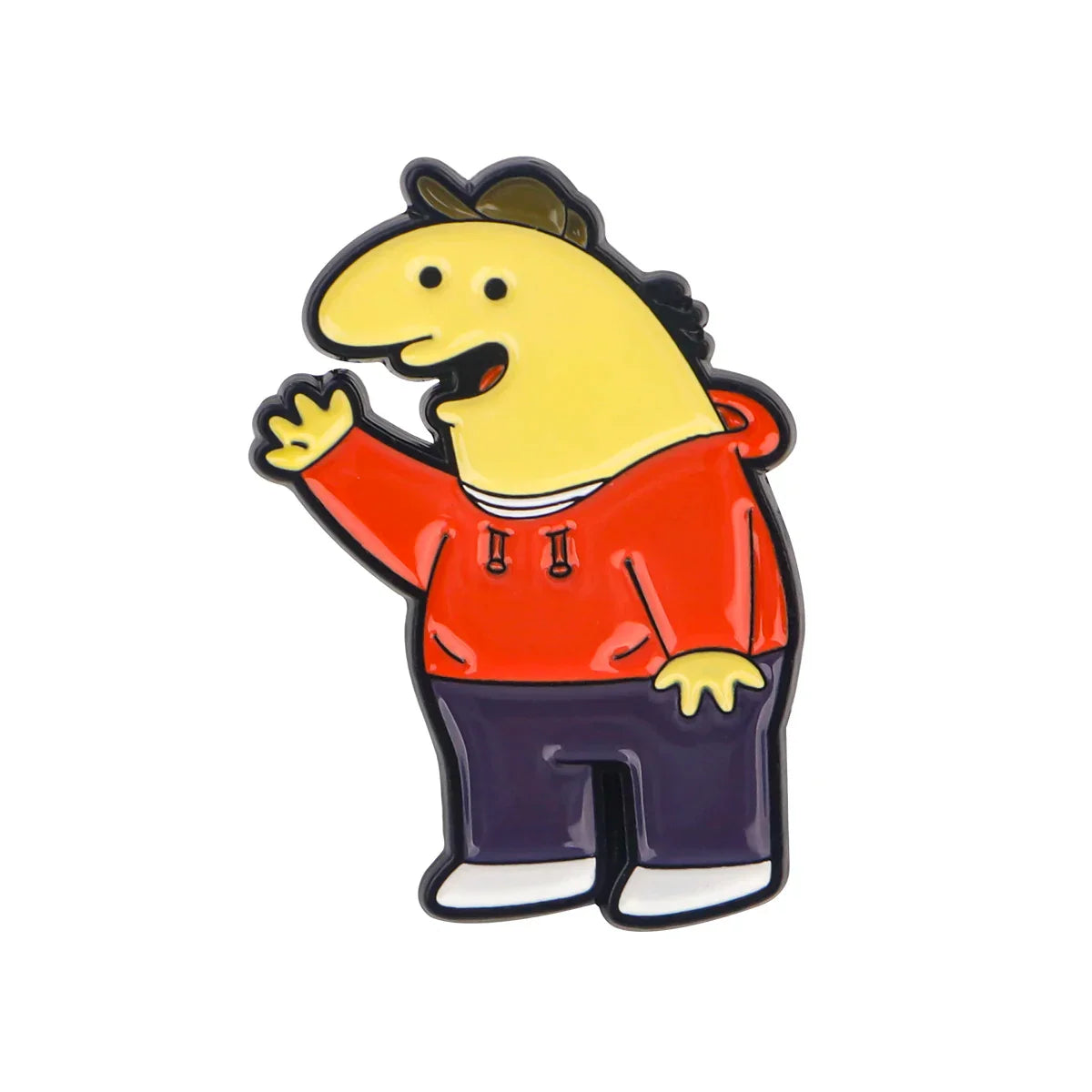 Smiling Friend Enamel Pin Badge Brooch Lapel Jewelry Gift
