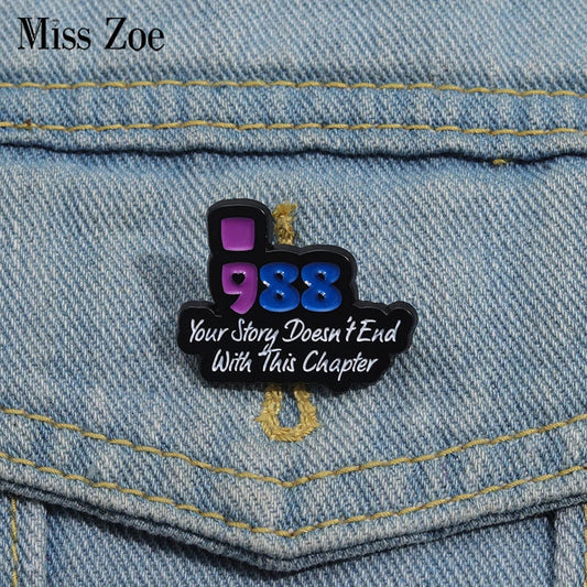 Funny Quotes Enamel Pins Custom Brooches Lapel Badges Jewelry Gift for Friends
