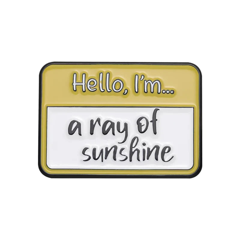 Custom Enamel Pin Funny Quote Brooch Lapel Badge Jewelry