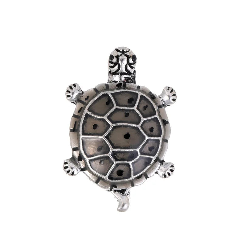 Retro Crystal Turtle Brooch Rhinestone Pin Versatile Jewelry Gift