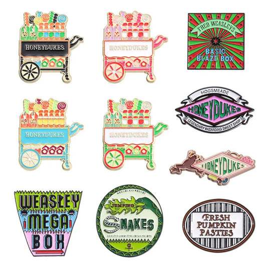 Magic World Enamel Pins Cartoon Anime Fantasy Brooch Lapel Badge Jewelry Gifts