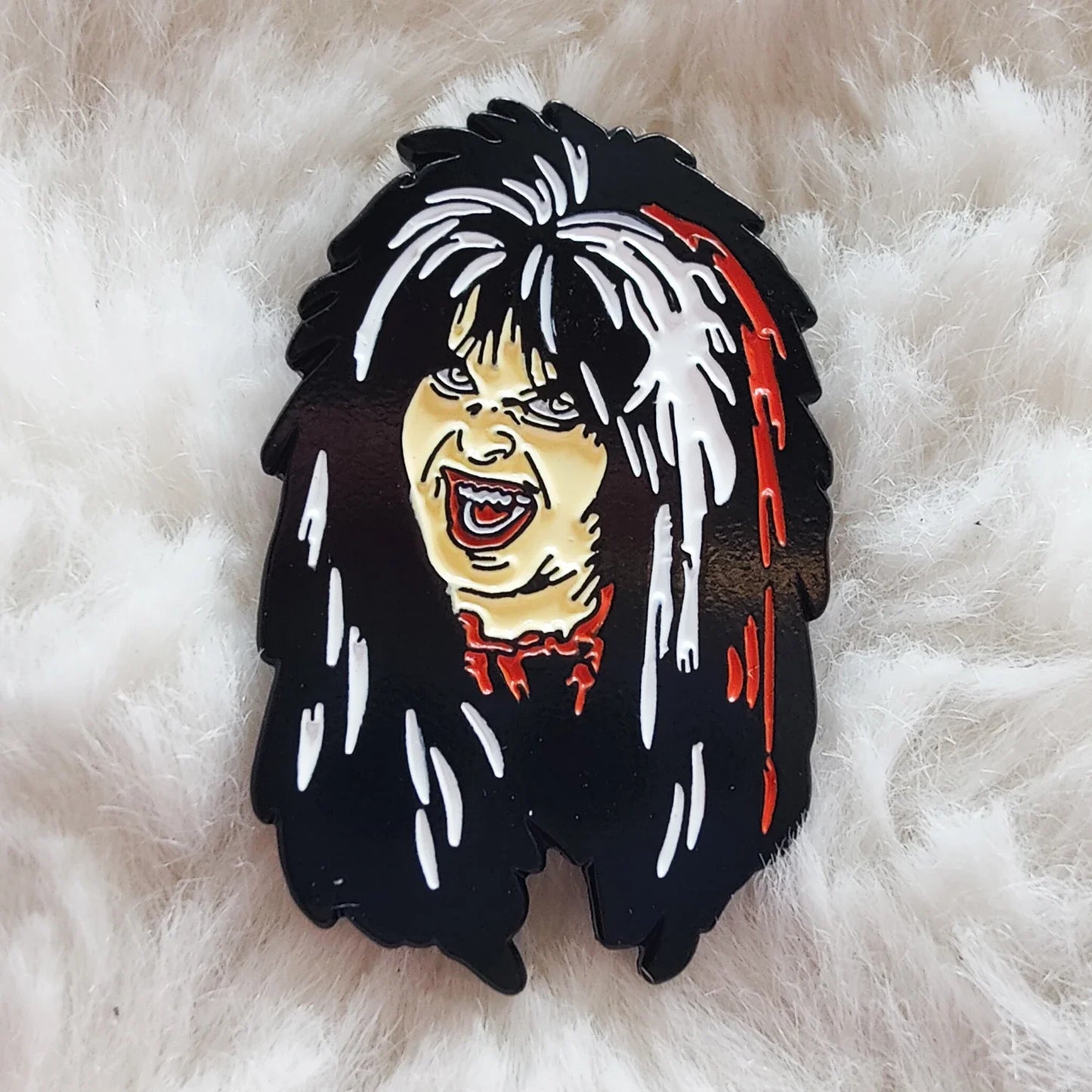 Blackie Lawless Wild Child Enamel Lapel Pin