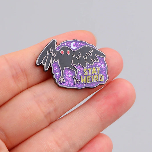Heavenly Moth Man Enamel Pin Brooch Badge for Backpacks and Clothes Gifts