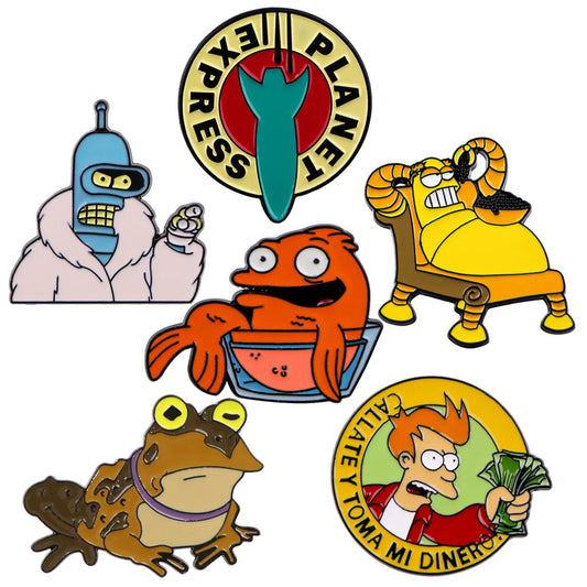 Funny Cartoon Enamel Pin Brooches for Women Lapel Pins Badge Fashion Jewelry Gifts