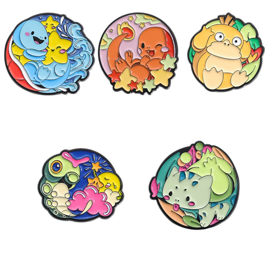 Cute Anime Enamel Pins Cosplay Brooch Lapel Badge Fashion Accessories Gifts