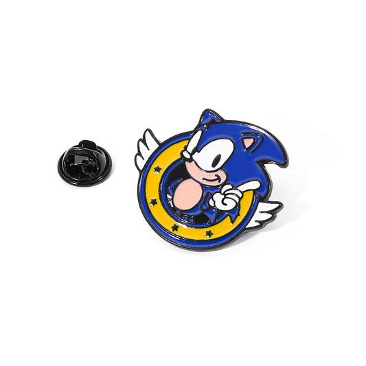 Sonic The Hedgehog Enamel Lapel Pin Badge Accessories