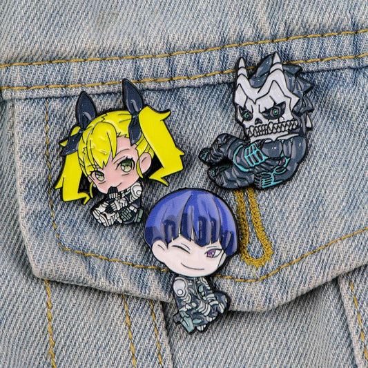 Monster Anime Enamel Pin Brooch Badge for Backpacks and Clothes