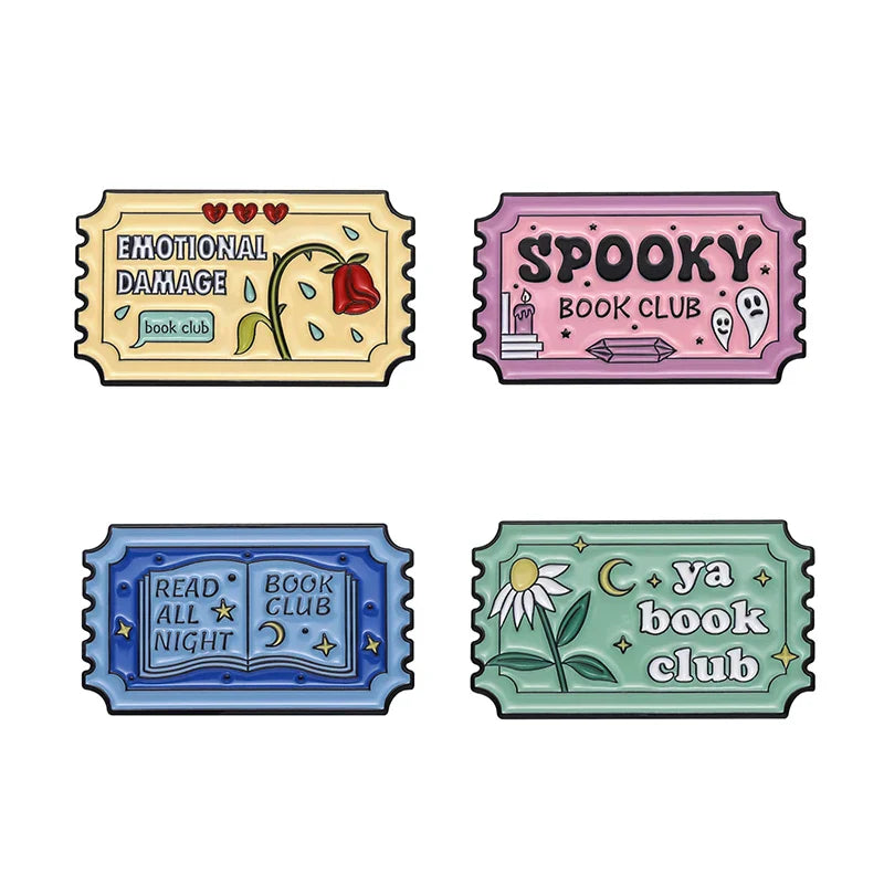 Funny Dialogue Enamel Pin Set - Custom Quotes Brooches Lapel Backpack Badge Wholesale