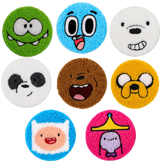 Cartoon Animal Pins Brooches Embroidery Lapel Badges for Clothes Bags Backpacks Accessories Gift