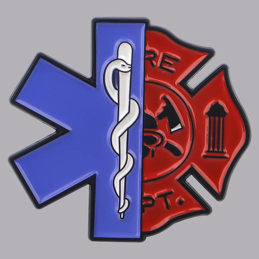 Medical Technology Firefighter Enamel Lapel Pins Badge Doctor Nurse Gifts