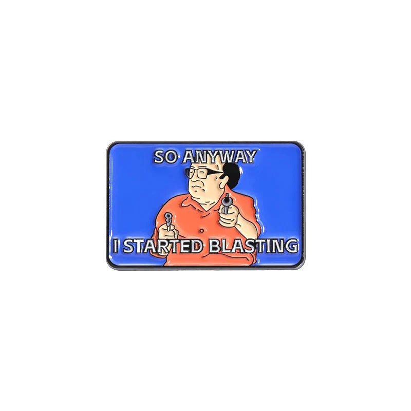 Frank Reynolds Enamel Pins Funny Lapel Badges Jewelry Gift