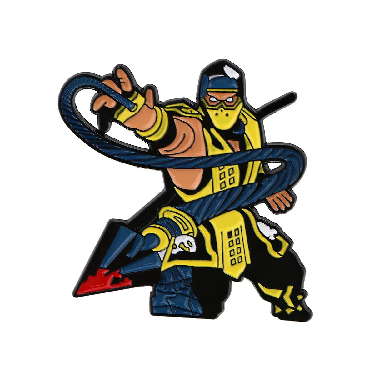 Cool Enamel Pins Fighting Game Brooch Collection Lapel Badges Fashion Accessories Souvenir