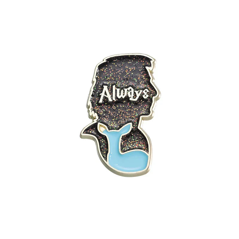Custom Patronus Doe Enamel Pins Lapel Badges Gothic Animal Jewelry Gift