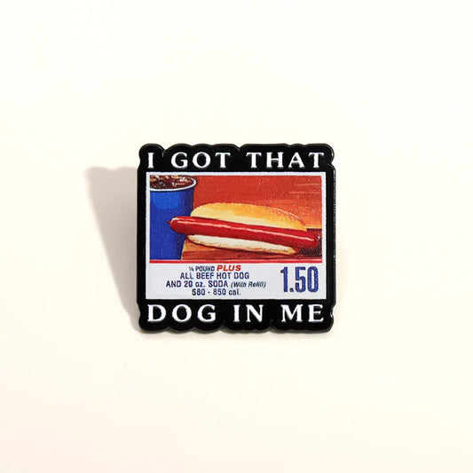 Dog Enamel Pins Hot Dogs Hamburgers Cola Brooches Metal Lapel Badge Wholesale Gift