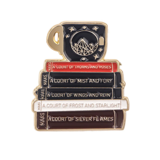 ACOTAR Enamel Pin Fantasy Novel Badge Bookish Gift