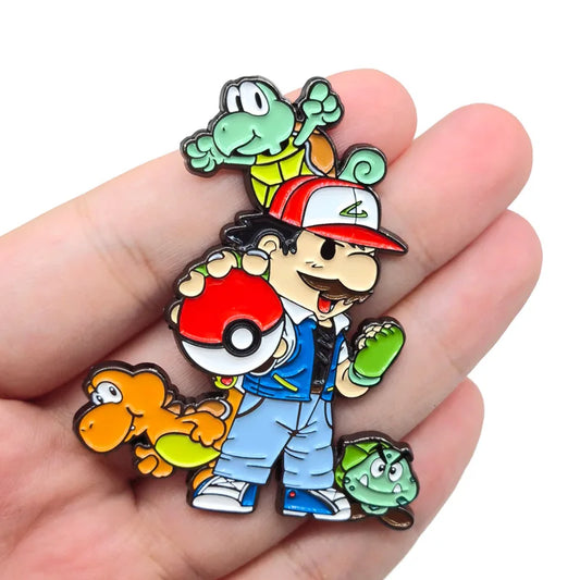 Cute Anime Dinosaur Enamel Pins Brooches Jewelry Accessories Gifts