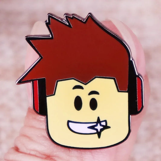 Roblox Character Enamel Pin Fashion Backpack Lapel Shirt Bag