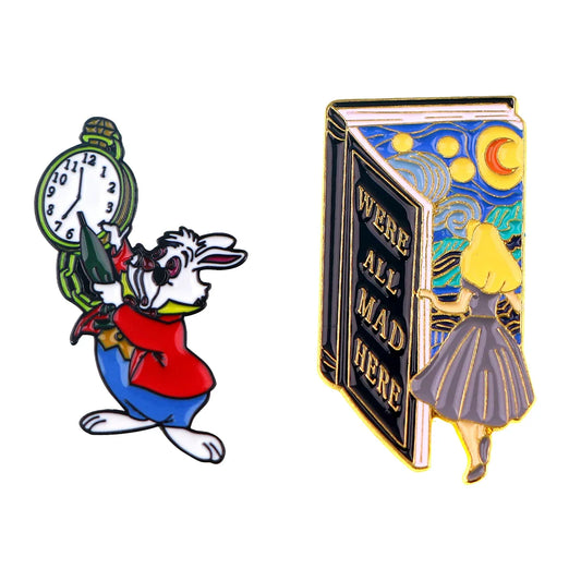 Cartoon Enamel Pins Brooches for Kids Clothing Backpack Lapel Badges Jewelry Gifts
