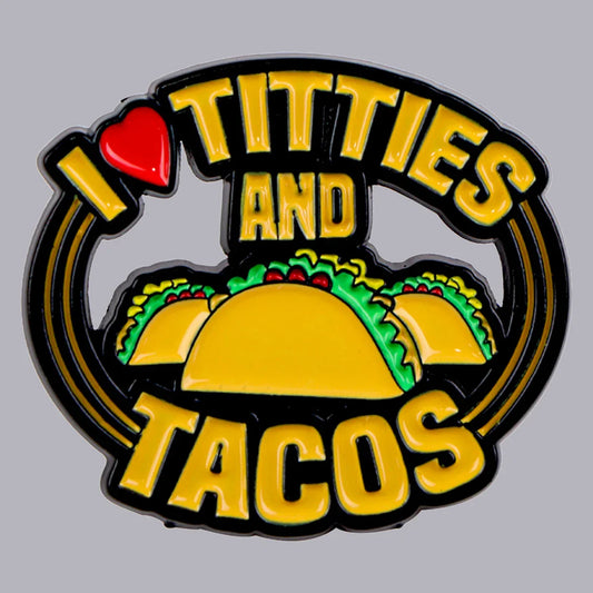 Funny Tacos Enamel Pin Lapel Badge Fashion Jewelry Gift