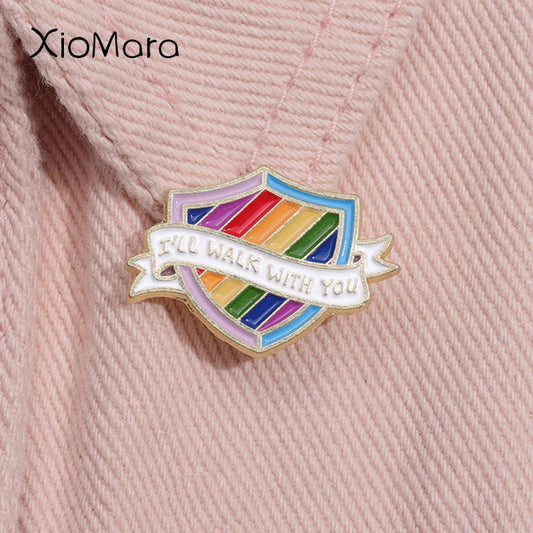 LGBTQ Pride Enamel Pin Brooch Badge Jewelry Gift
