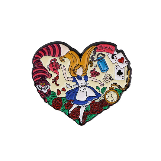 Fairy Tale Enamel Pins Cartoon Brooches Lapel Badges Fashion Accessories Gifts