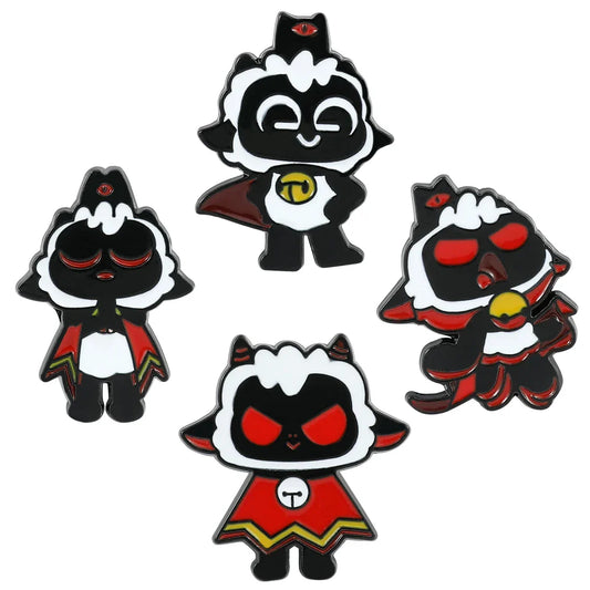 Cult of the Lamb Enamel Pins Anime Game Backpack Brooch Jewelry Gift