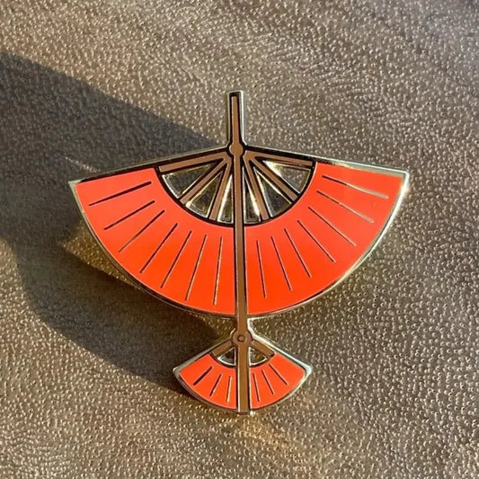 Red Glider Enamel Pin | Avatar Aang Lapel Collection