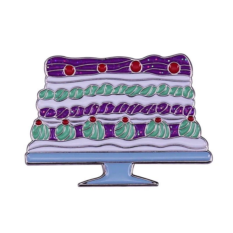 Magic Food Enamel Pin Cake Brooch Jewelry Accessories Gifts