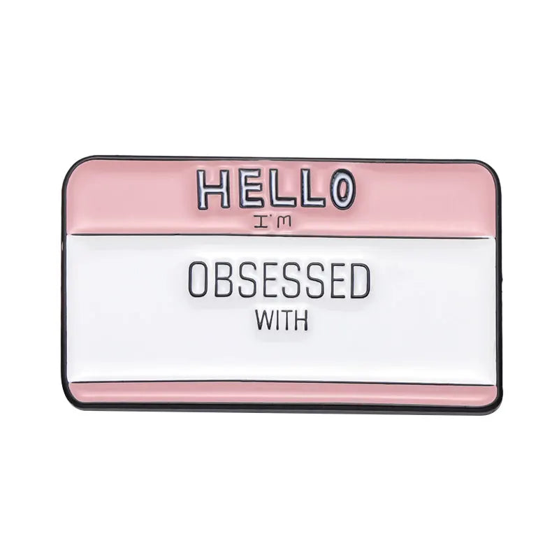 Anxious Nervous Enamel Pins Custom Lapel Badges Gift Wholesale Jewelry