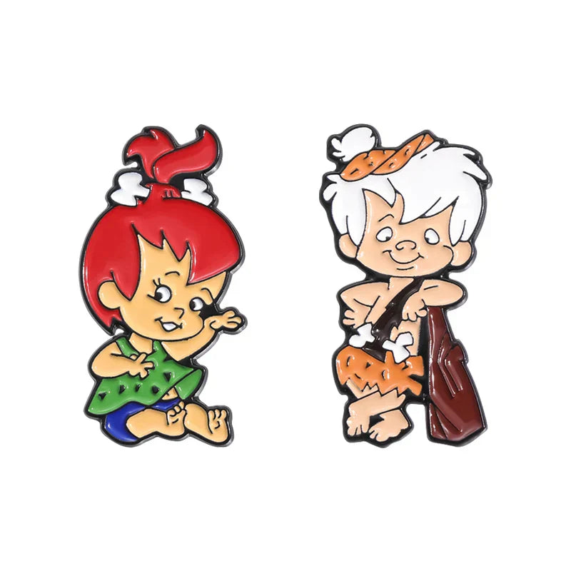 Cartoon Anime Enamel Pins Comedy Brooches Lapel Badges Funny Jewelry Gift for Kids Friends