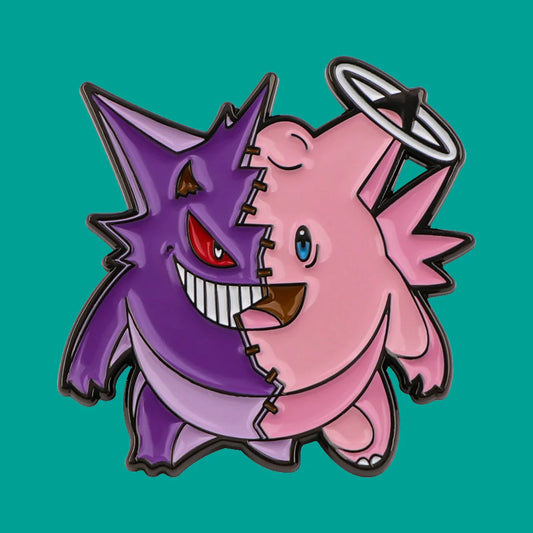 Gengar Anime Enamel Pin Demon Brooch Lapel Badge Accessories