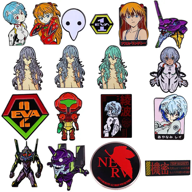 EVA-01 Enamel Lapel Pin for Backpacks, Briefcases, Clothes, Accessories, Gifts