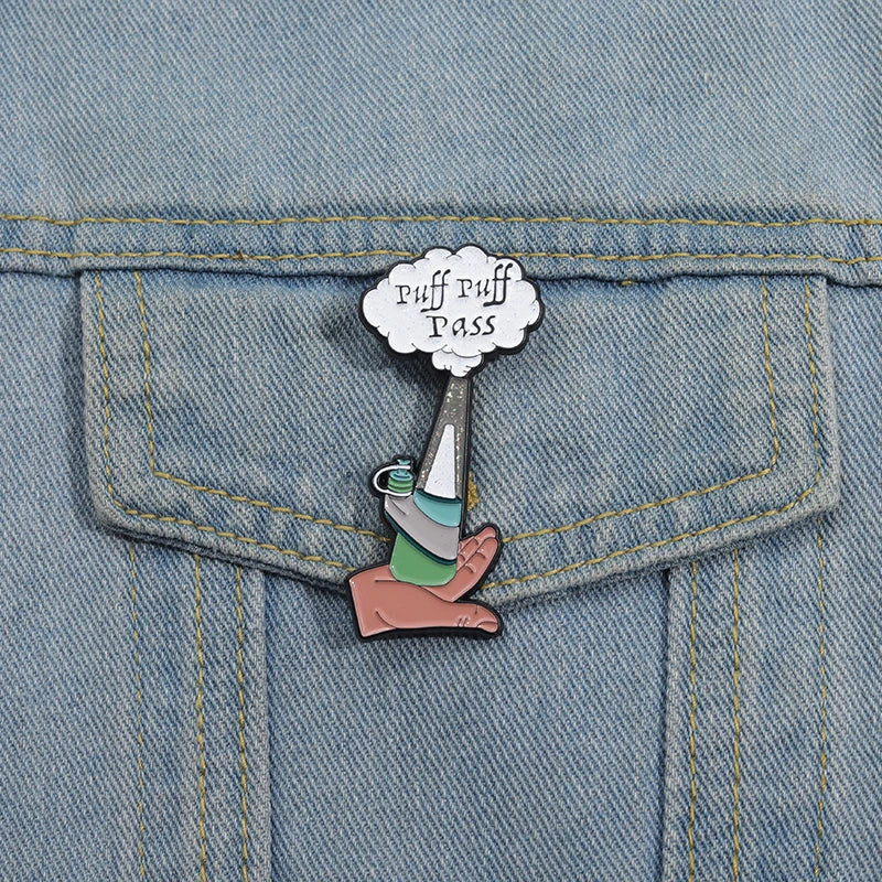 Comedy Movie Enamel Pins Custom Props Brooches Lapel Badges Cartoon Funny Jewelry Gift for Kids Friends