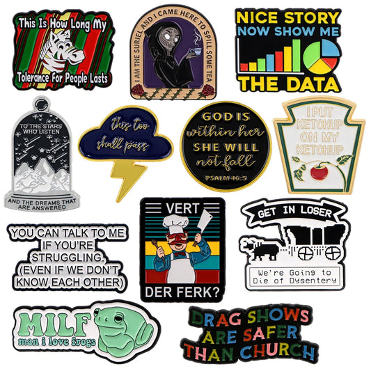 Enamel Lapel Pins for Women - Fashion Jewelry Gifts