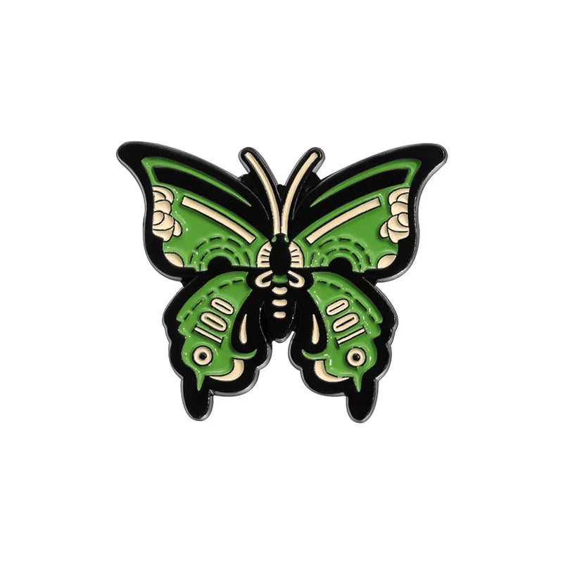 Creative Dollar Money Flower Enamel Pin Banknote Tree Brooch Lapel Badge Jewelry Gift